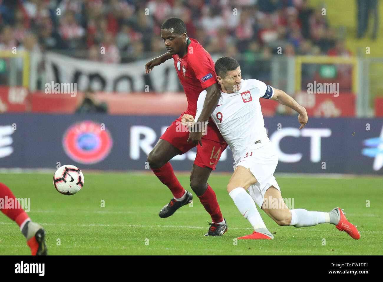 Chorzow, Poland. 11th Oct 2018. UEFA Nations League 2019: Poland - Portugal  o/p Robert Lewandowski Credit: Marcin Kadziolka/Alamy Live News Stock Photo  - Alamy