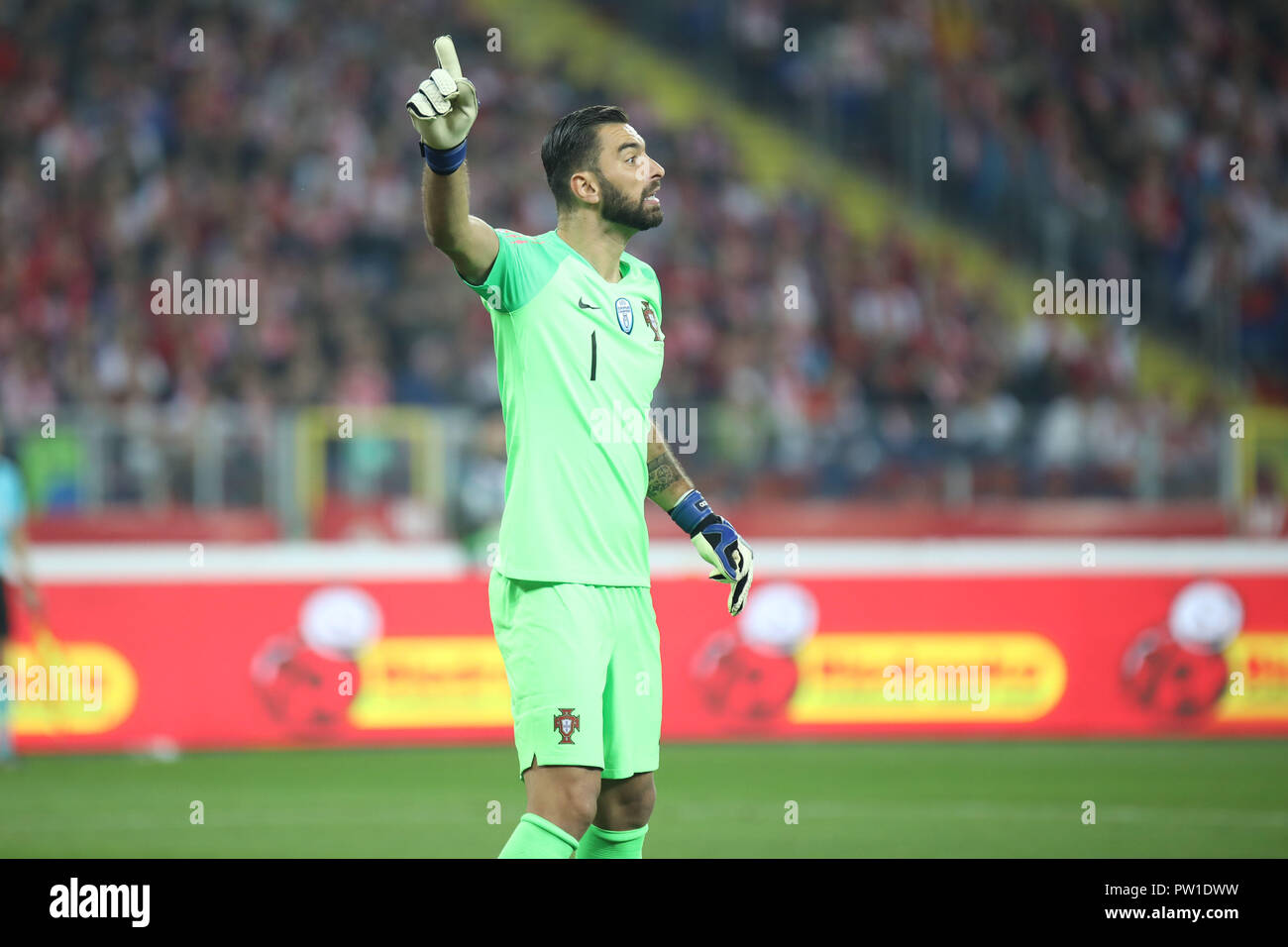 Chorzow, Poland. 11th Oct 2018. UEFA Nations League 2019: Poland - Portugal  o/p Robert Lewandowski Credit: Marcin Kadziolka/Alamy Live News Stock Photo  - Alamy