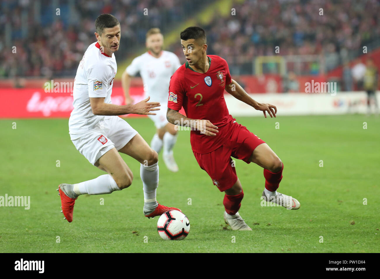 Chorzow, Poland. 11th Oct 2018. UEFA Nations League 2019: Poland - Portugal  o/p Robert Lewandowski Credit: Marcin Kadziolka/Alamy Live News Stock Photo  - Alamy