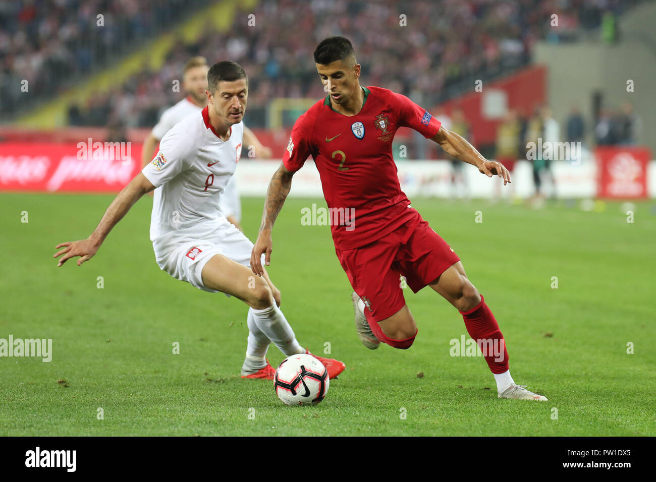 Chorzow, Poland. 11th Oct 2018. UEFA Nations League 2019: Poland - Portugal  o/p Robert Lewandowski Credit: Marcin Kadziolka/Alamy Live News Stock Photo  - Alamy