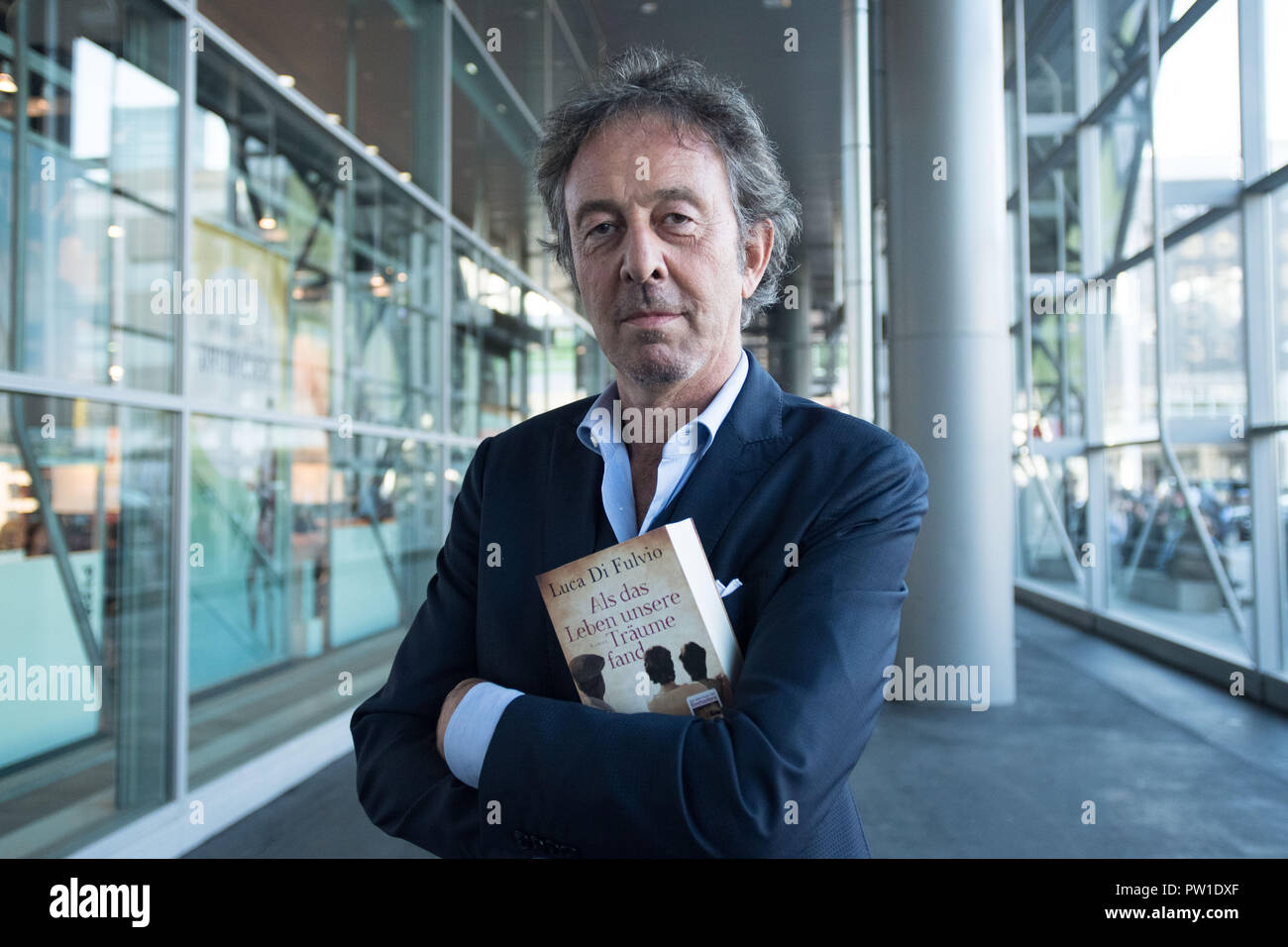 Frankfurt Am Main Deutschland 10th Oct 2018 Luca Di Fulvio Author Portrait During The Frankfurt Book Fair 2018 On 10 10 2018 Frankfurt Book Fair 2018 From 10 10 14 10 2018 In Frankfurt Am Main Germany