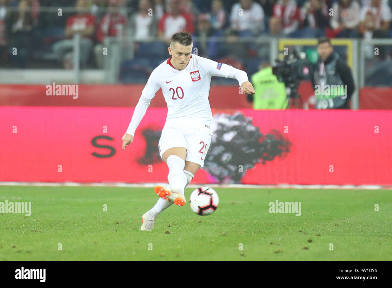 Chorzow, Poland. 11th Oct 2018. UEFA Nations League 2019: Poland - Portugal  o/p Robert Lewandowski Credit: Marcin Kadziolka/Alamy Live News Stock Photo  - Alamy