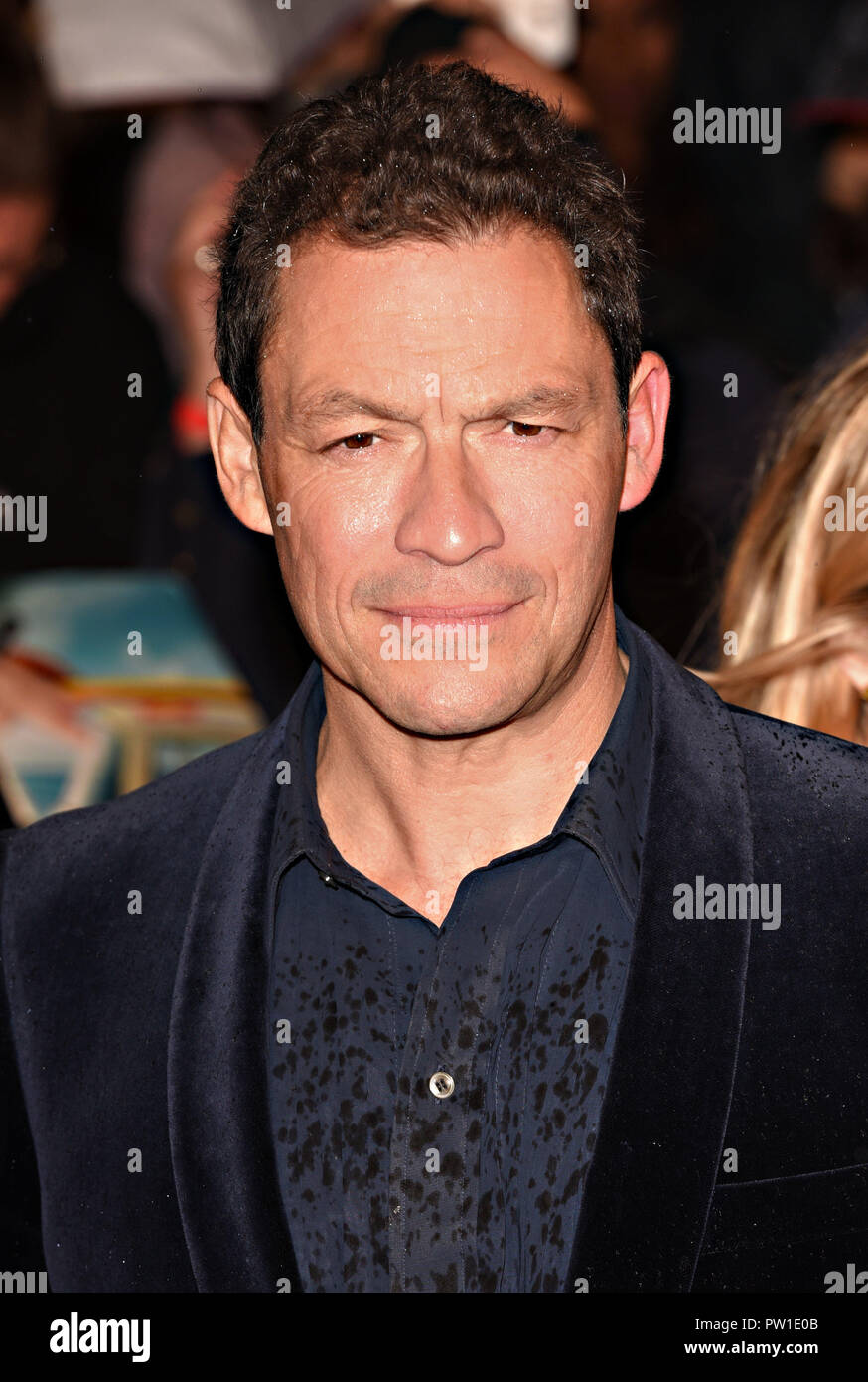 London, UK. 11th Oct 2018. Dominic West at the 62nd BFI London Film Festival: Colette - Patrons gala - at Cineworld Leicester Square, London on Thursday 11 October 2018  Photo by Keith Mayhew Credit: KEITH MAYHEW/Alamy Live News Stock Photo