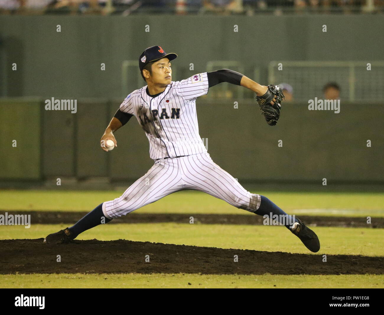 Akira Neo (JPN), SEPTEMBER 5, 2018 Baseball Pitcher Akira Neo of