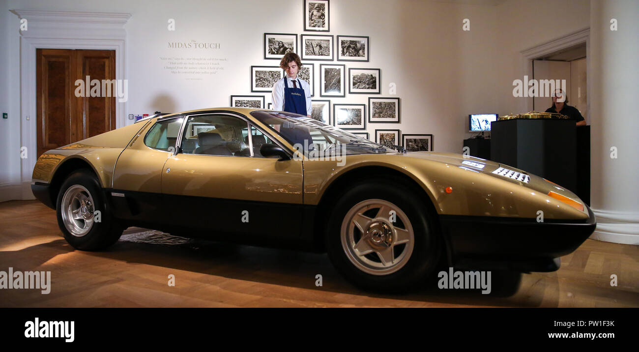 Sotheby's 'Midas Touch' sale to include a gold Ferrari