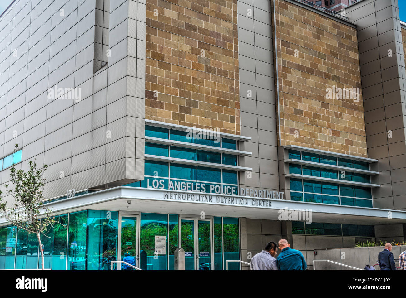 Metropolitan Detention Center in downtown Los Angeles, California Stock Photo