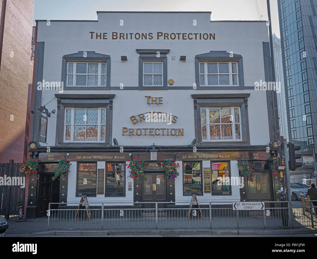 the britons protection pub manchester Stock Photo