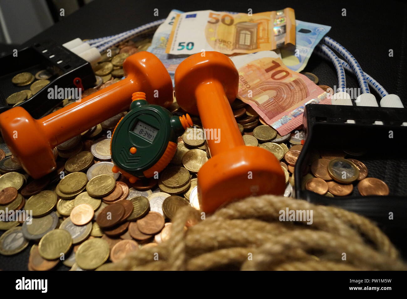 Sport costs money Stock Photo - Alamy