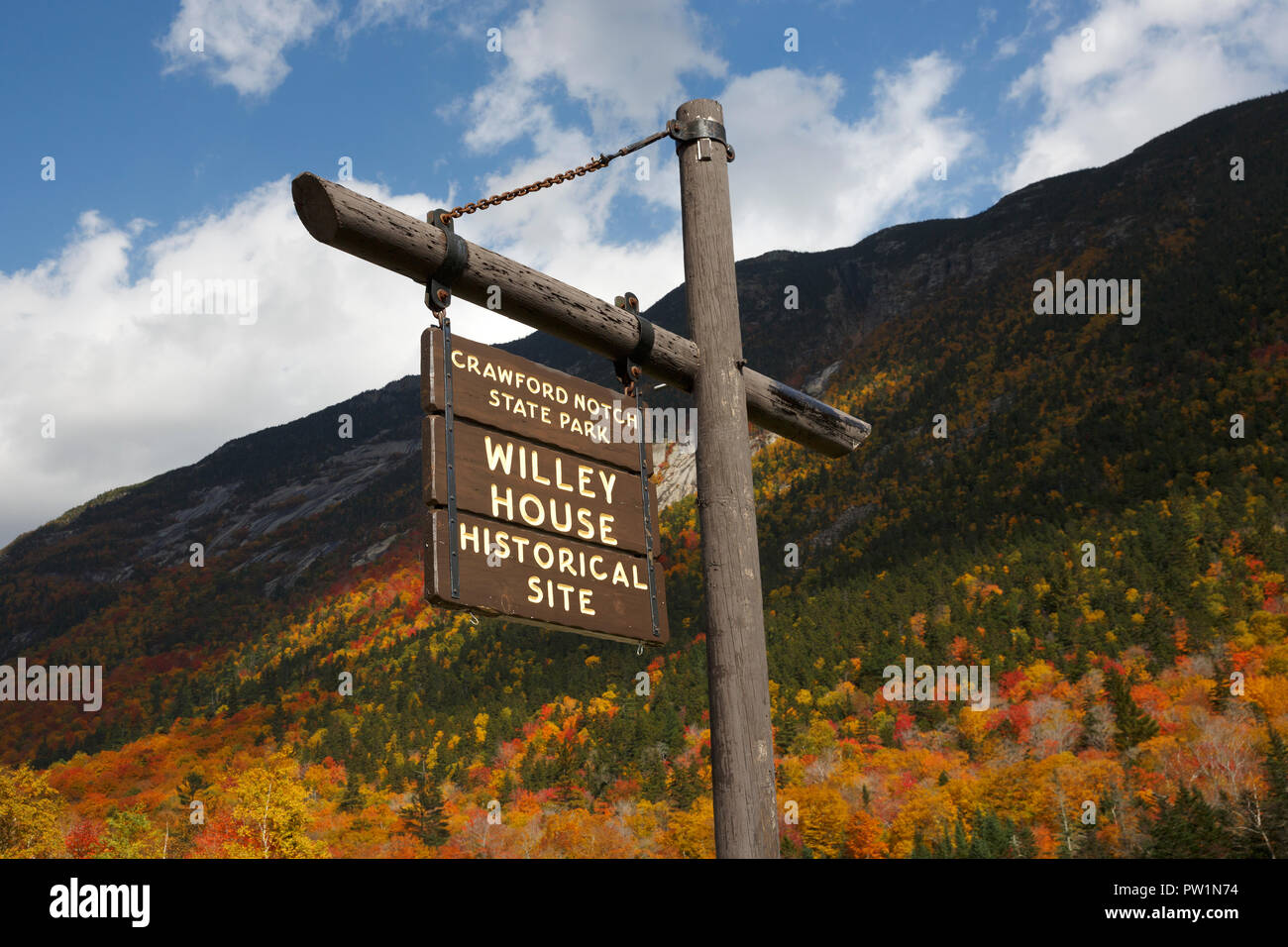 Crawford Notch, White Mountain National Forest, New Hampshire, USA