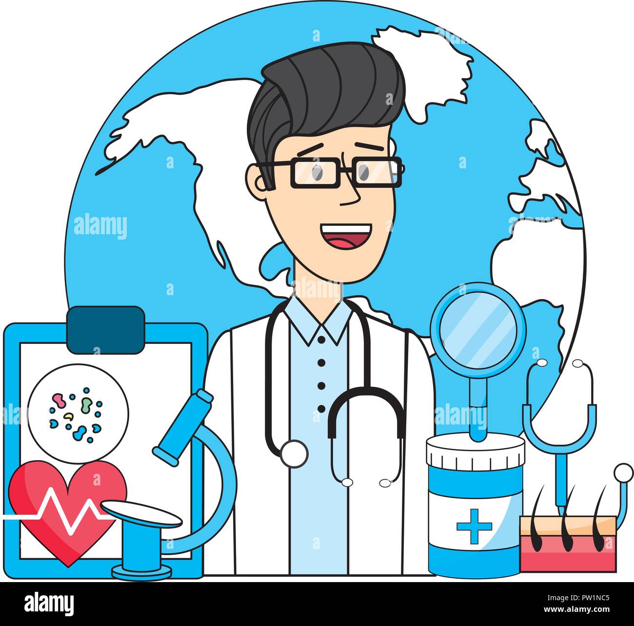 Medicine cartoon hi-res stock photography and images - Alamy