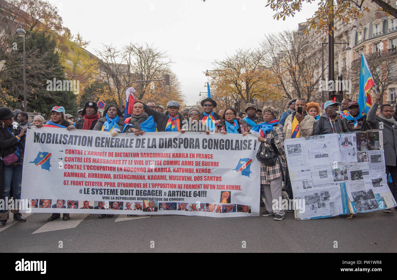 Paris Manifestation Anti Kabila Stock Photo - Alamy