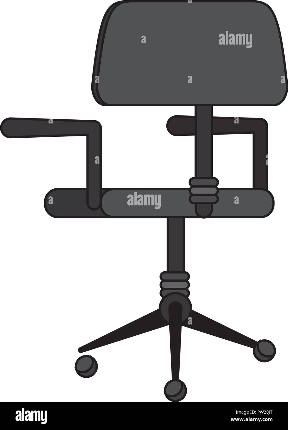 Office chair isolated Stock Vector Image & Art - Alamy