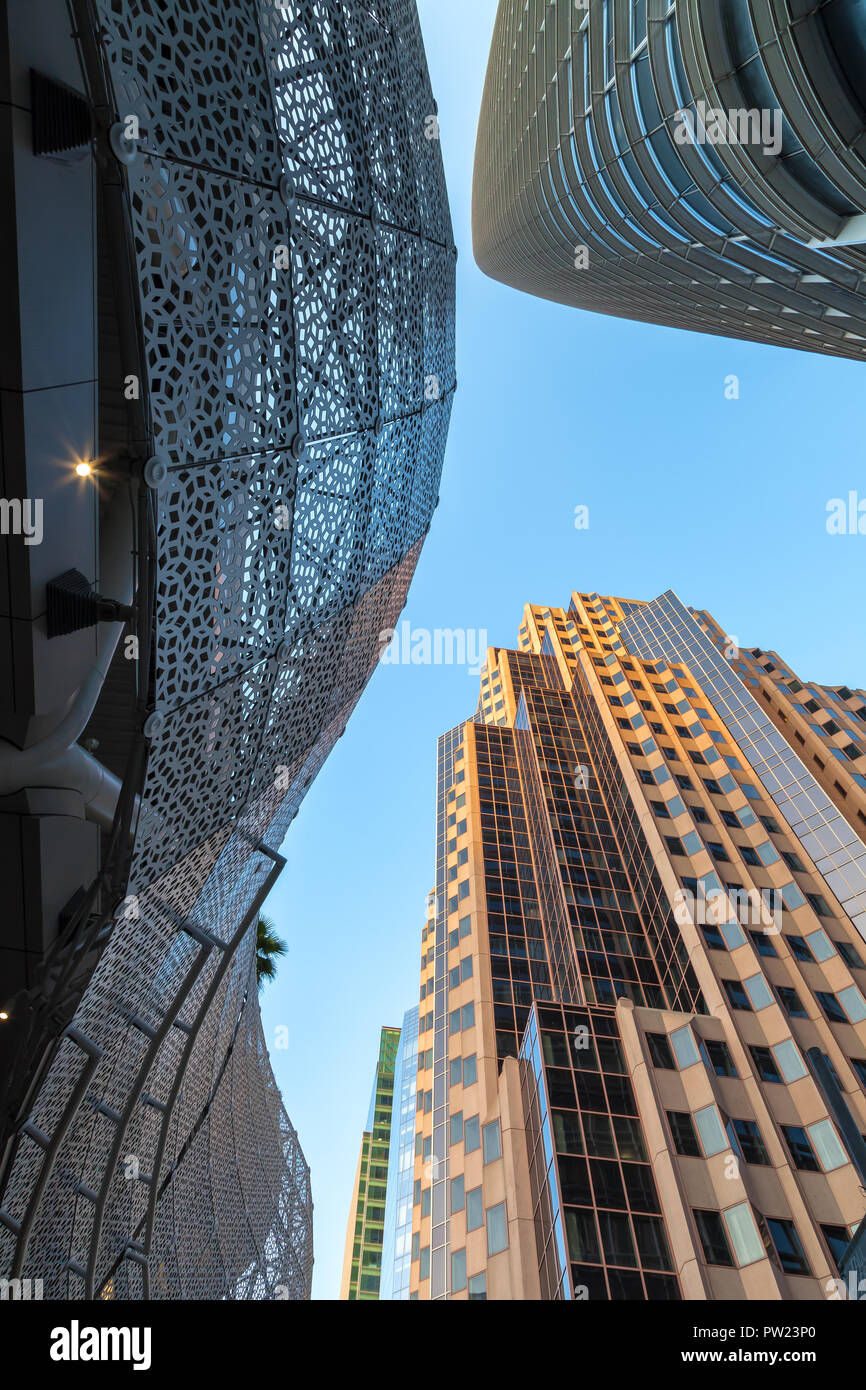 Salesforce Tower and Transit Building, with other high rises at
