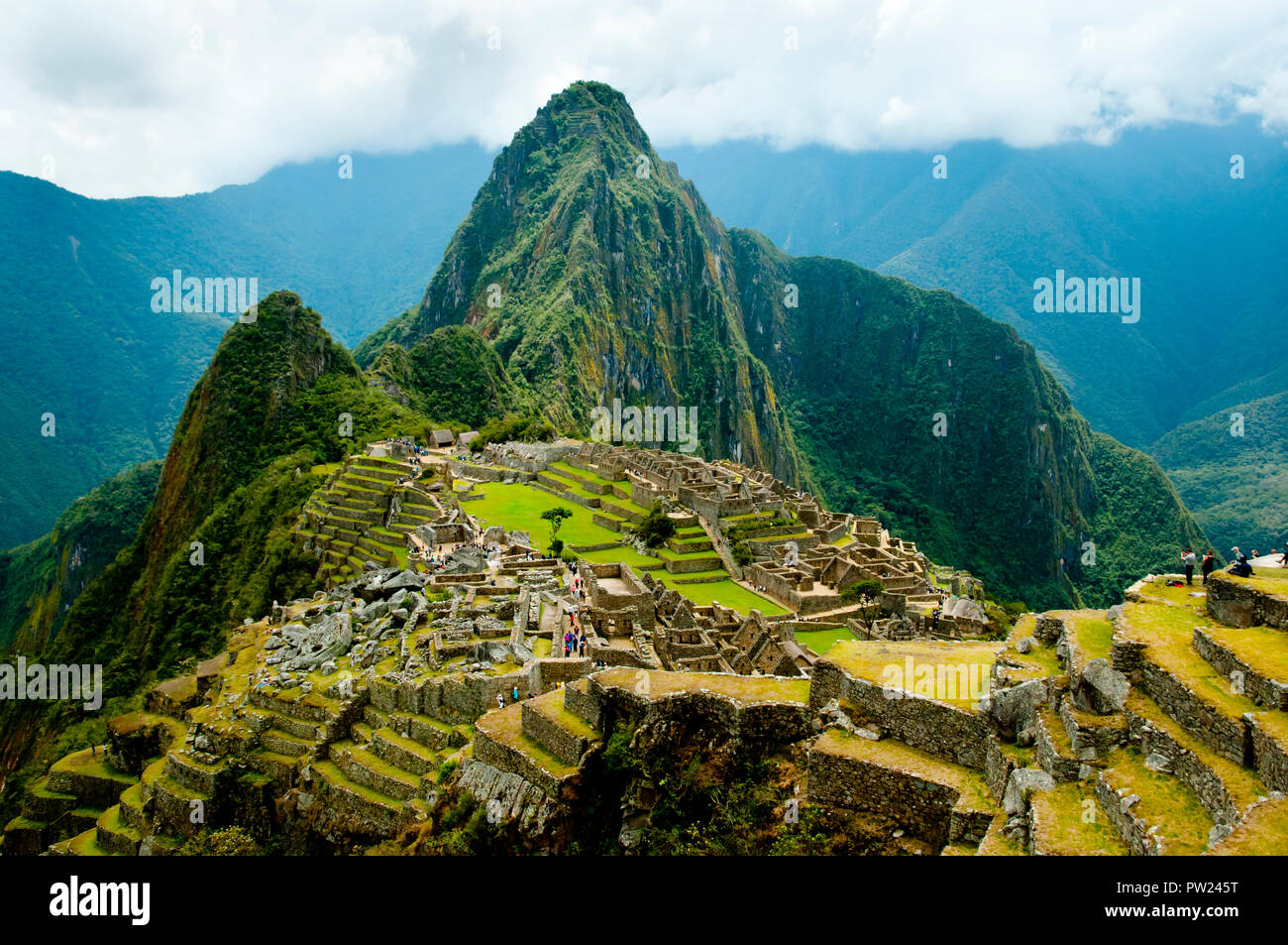 Old Machu Picchu Ruins - Peru Stock Photo - Alamy