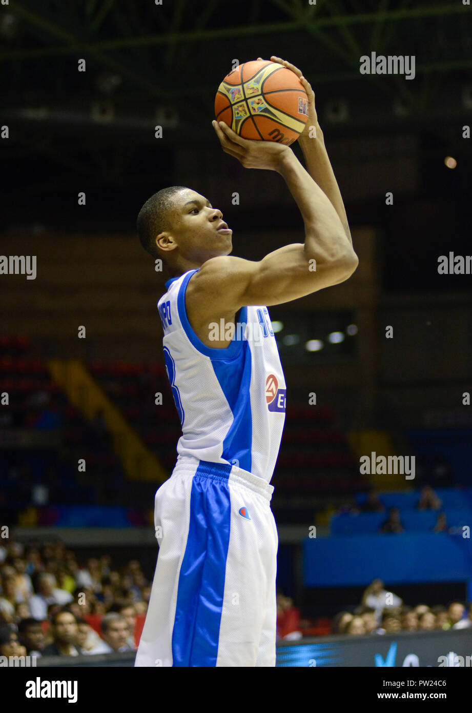 Giannis Antetokounmpo. Greece Basketball National Team. FIBA World Cup  Spain 2014 Stock Photo - Alamy