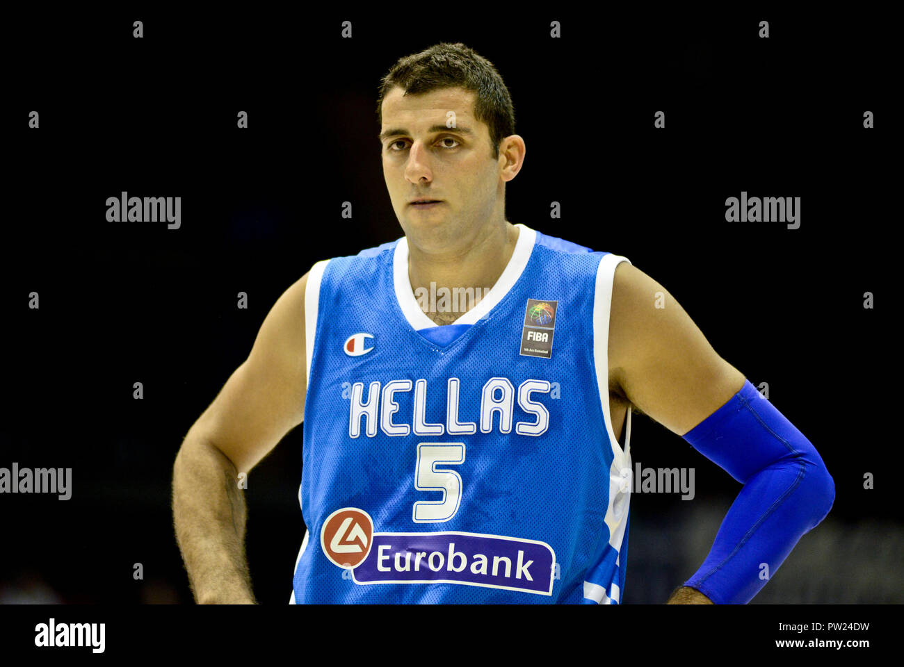 Ioannis Bourousis. Greece Basketball National Team. FIBA World Cup Spain  2014 Stock Photo - Alamy