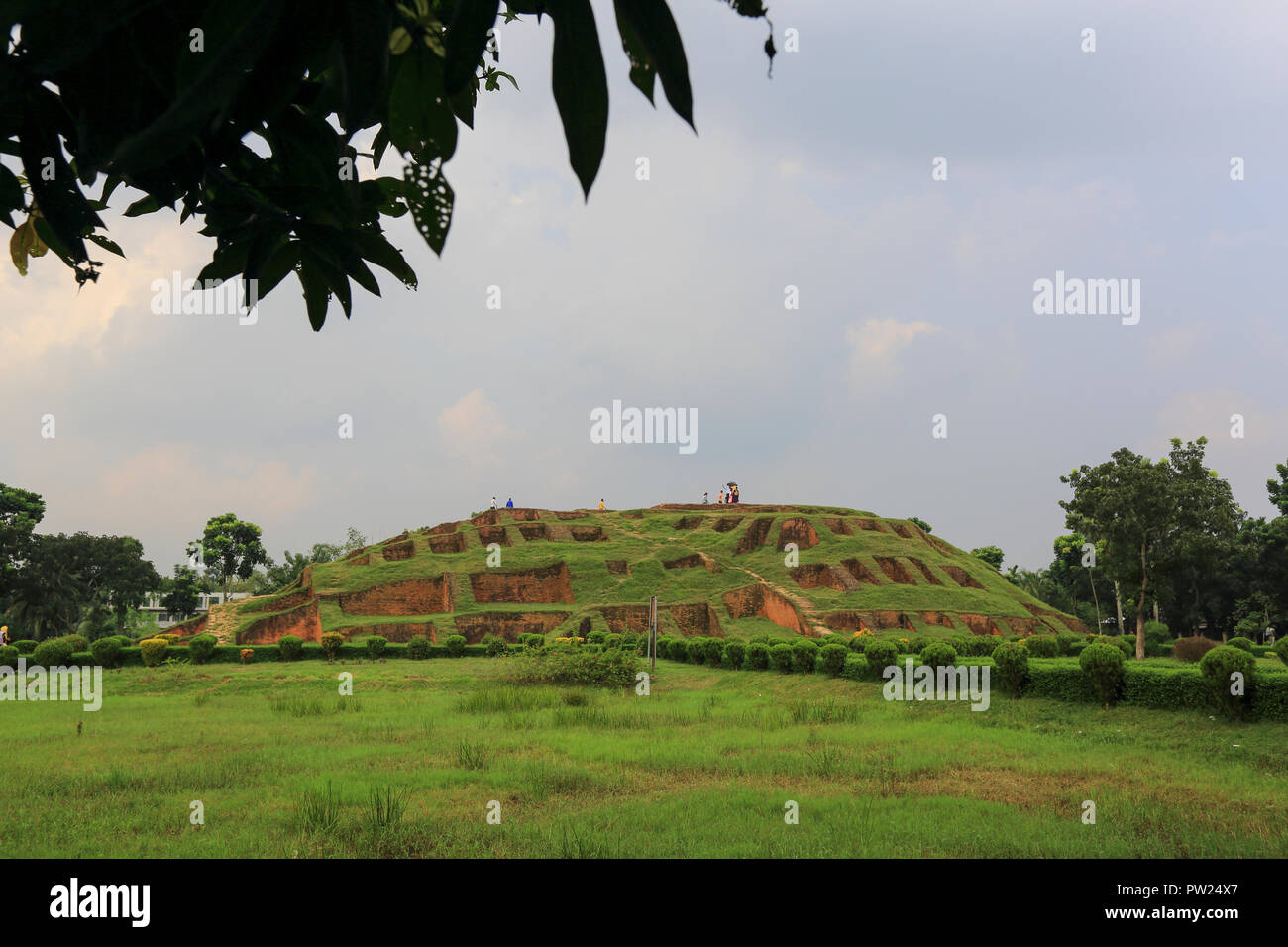 Gokul Medh an excavated mound in the village of Gokul under Bogra Sadar Upazila, about two km southwest of Mahasthangarh citadel. It is popularly know Stock Photo