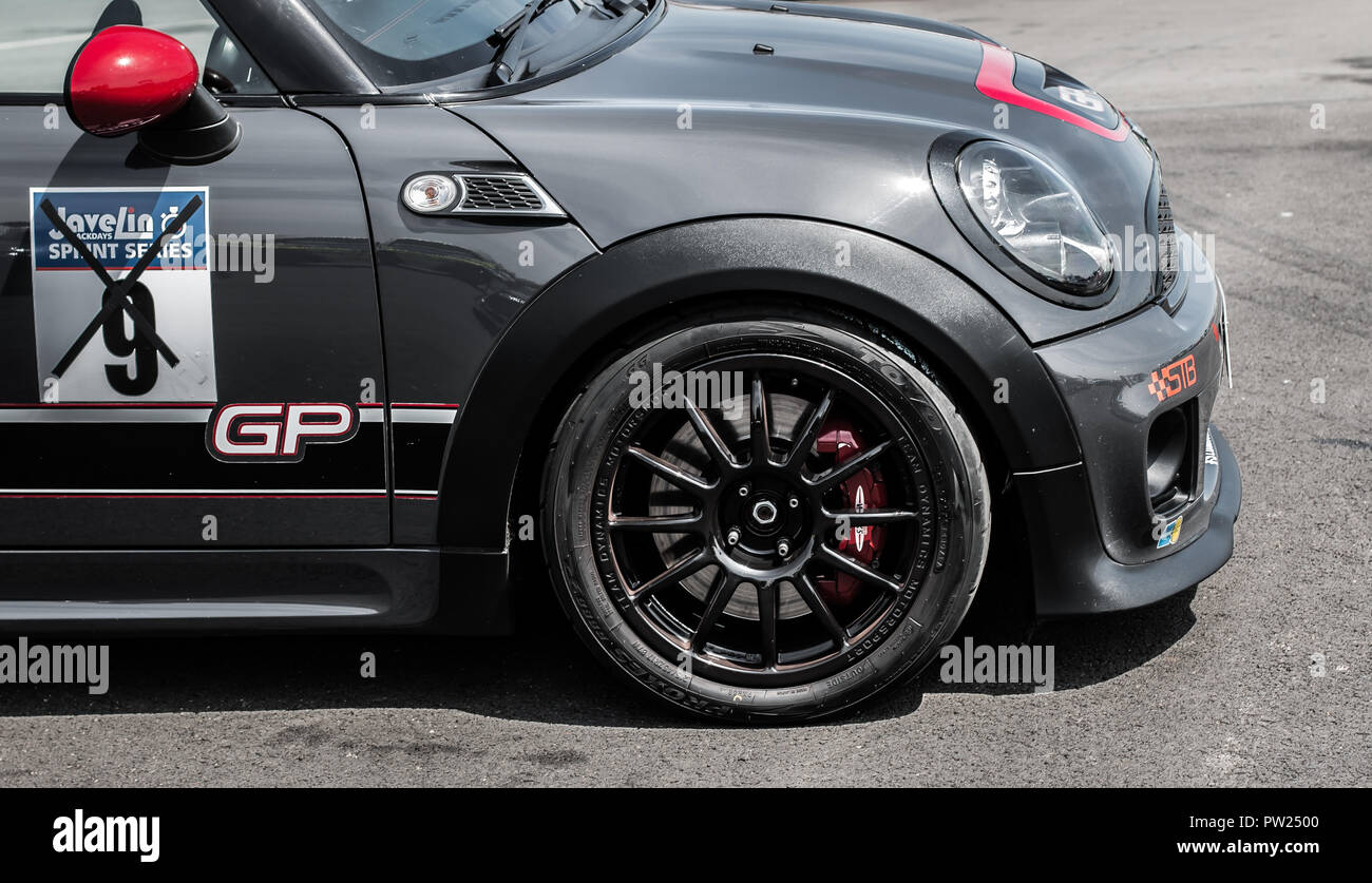 The front wheel of a Mini John Cooper Works GP Stock Photo - Alamy