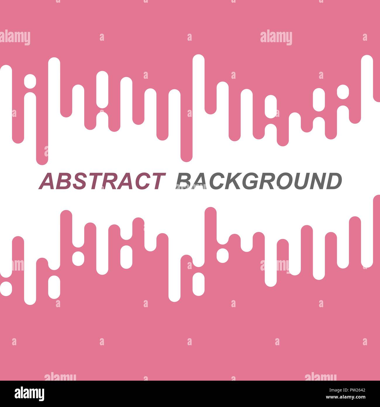 Abstract pink rounded lines transition, stock vector Stock Vector
