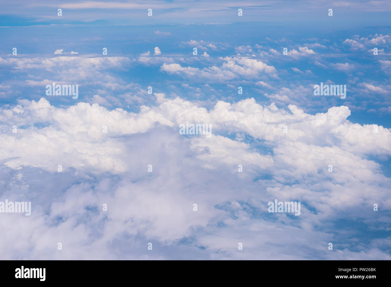 The cloud is scattered to form other formation. Stock Photo