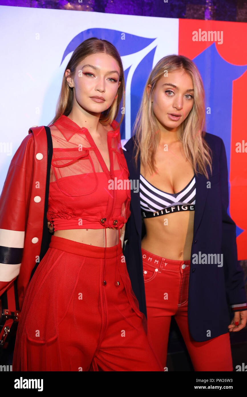Tommy Hilfiger & Lewis Hamilton celebrate the launch of their recent  collaborative collection, TommyXLewis at Public Arts 215 Chrystie Street  New York City Featuring: Gigi Hadid, Ginny Hilfiger Where: New York, New