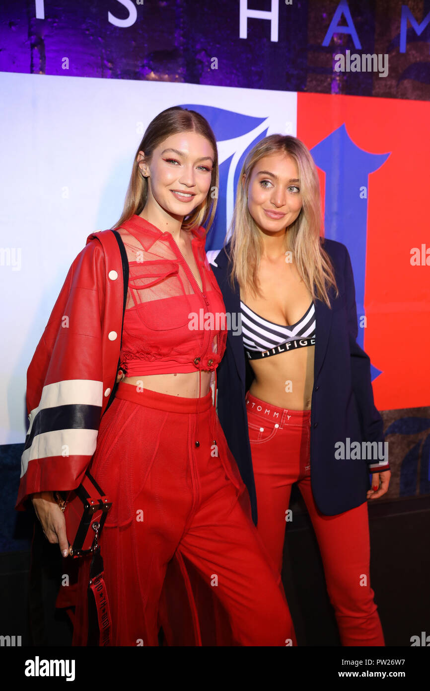 Tommy Hilfiger & Lewis Hamilton celebrate the launch of their recent  collaborative collection, TommyXLewis at Public Arts 215 Chrystie Street  New York City Featuring: Gigi Hadid, Ginny Hilfiger Where: New York, New