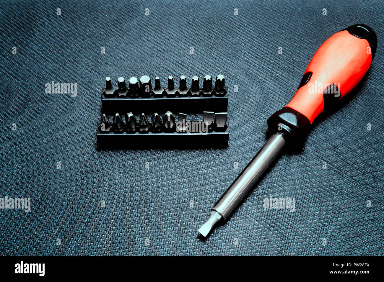 set of different tools for work Stock Photo - Alamy