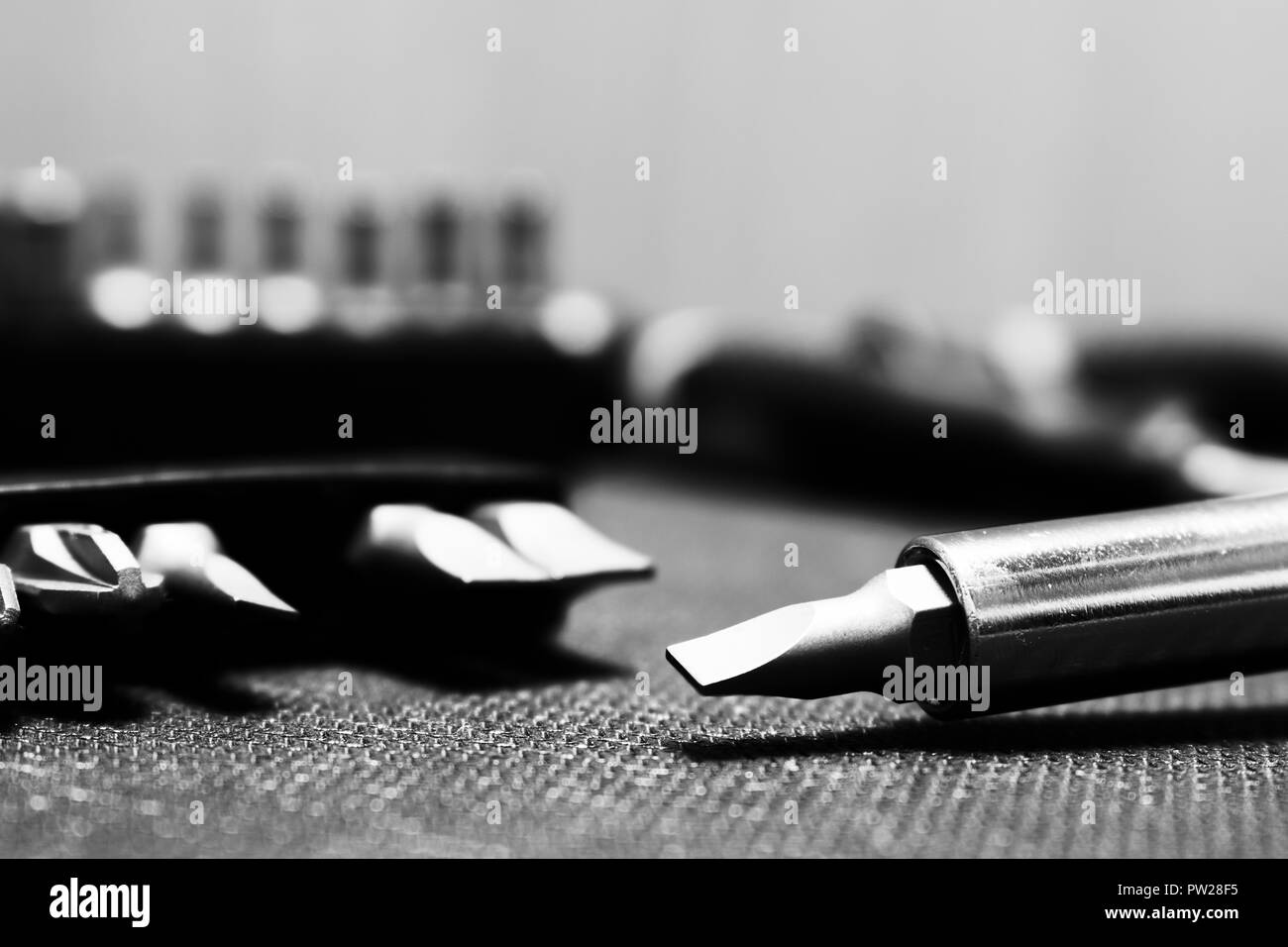 set of different tools for work Stock Photo - Alamy
