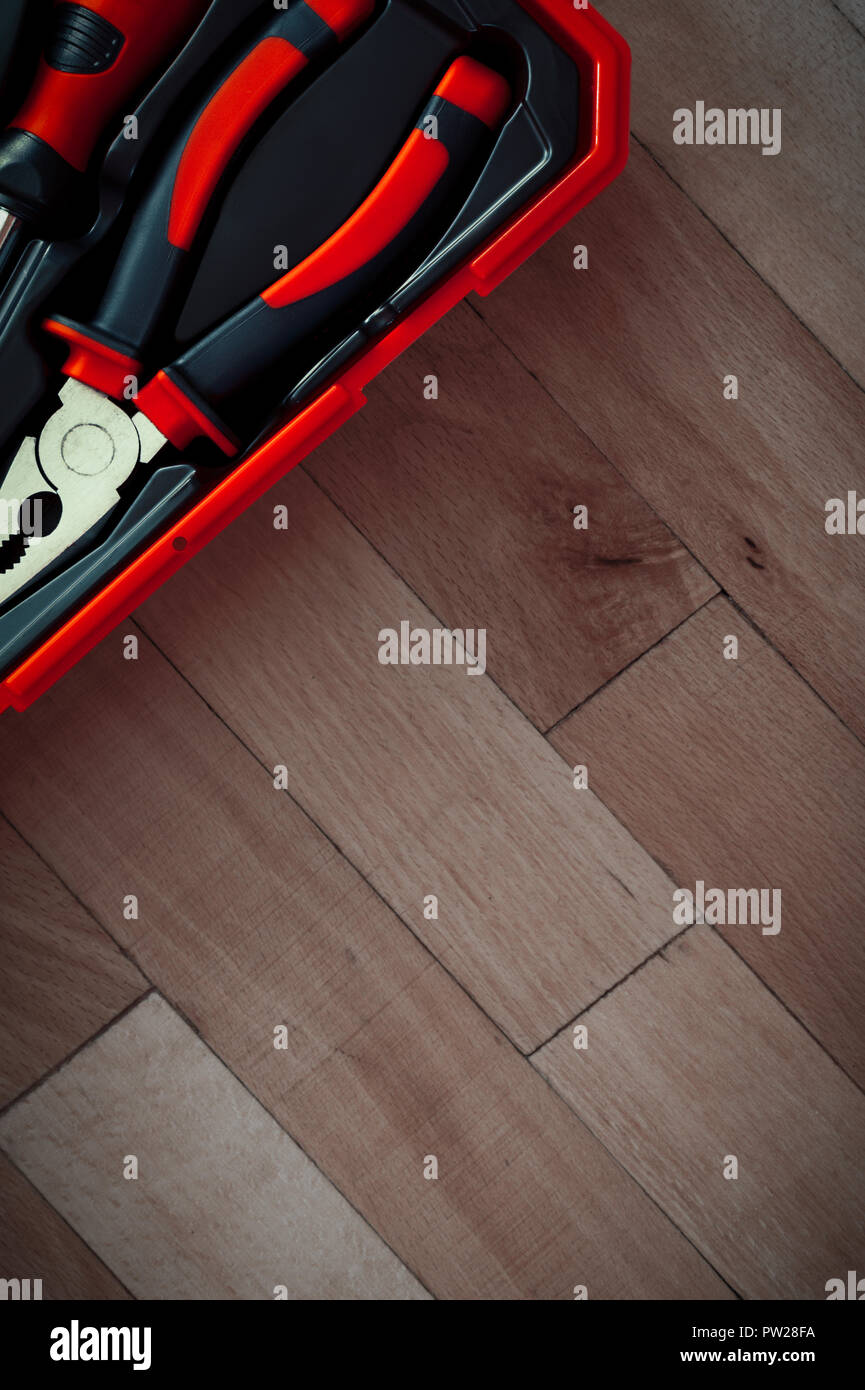 set of different tools for work Stock Photo - Alamy