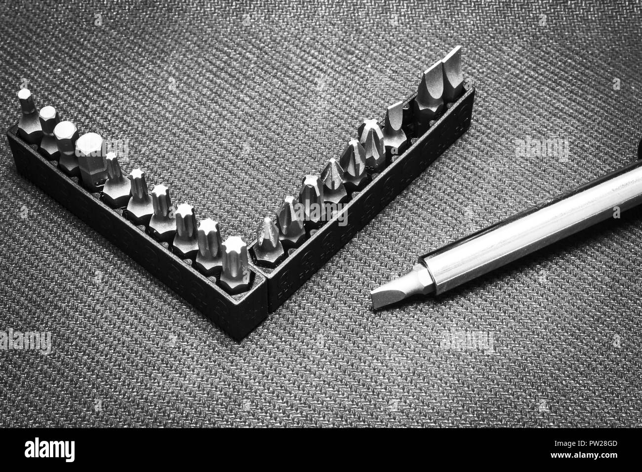 set of different tools for work Stock Photo - Alamy