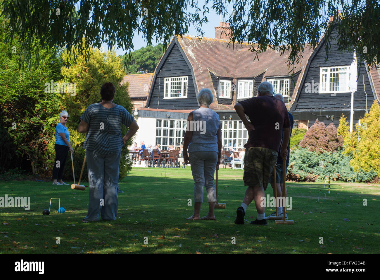 Guests at the Warner Leisure Hotel at Sinah Warren, Hayling Island