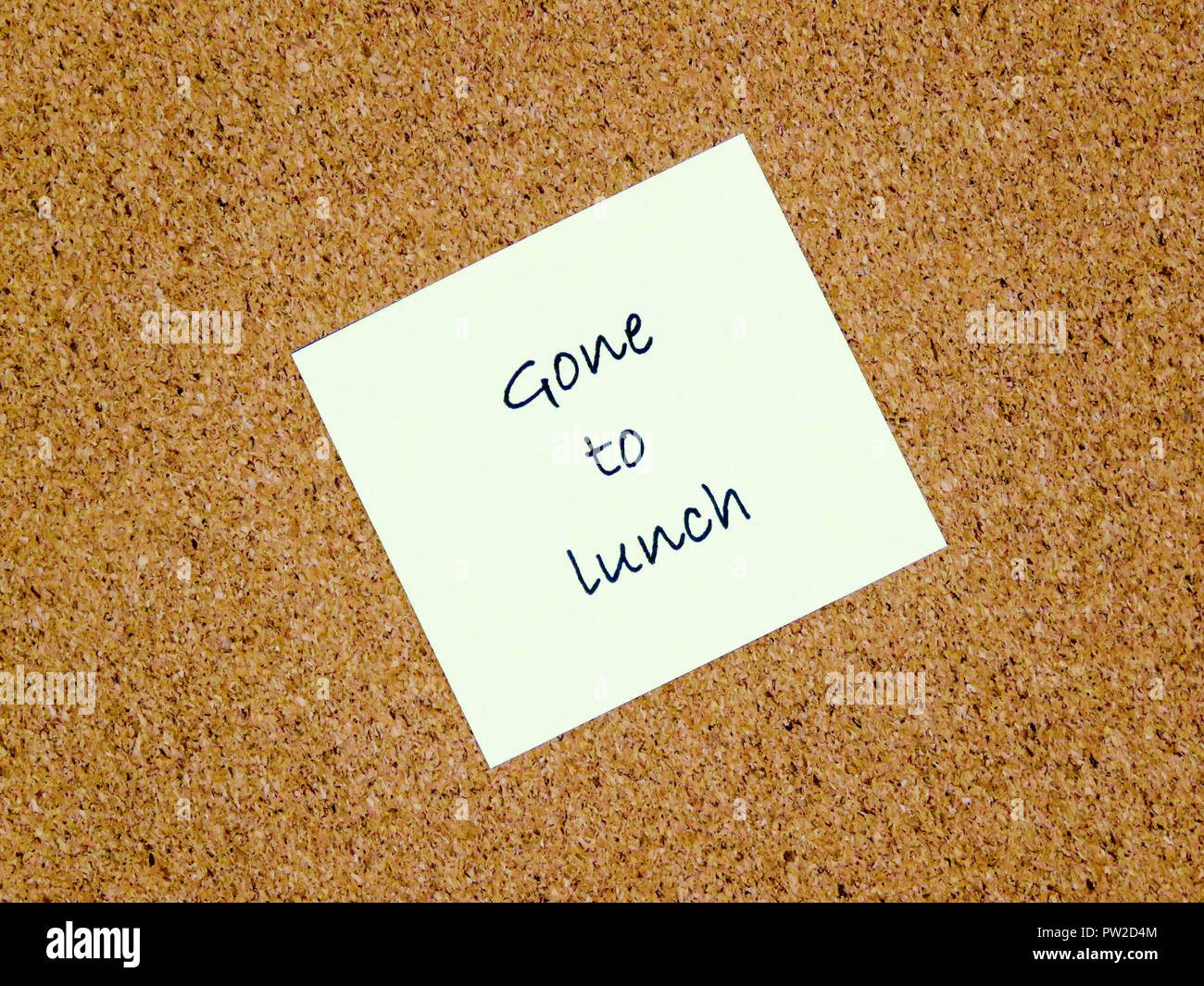 Gone to lunch hires stock photography and images Alamy