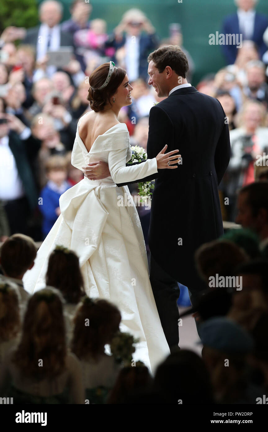 Princess Royal Wedding Dress Eugenie Second Dress Princess Eugenie - Main Image