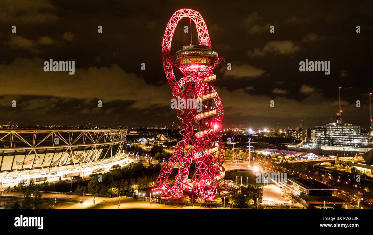 London Olympic park - Queen Elizabeth Park Stock Photo