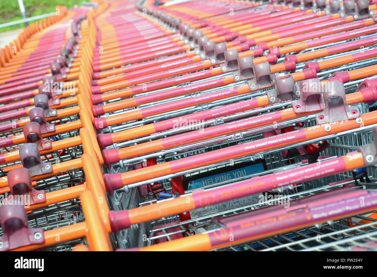 Shopping trolley uk sainsburys hires stock photography and images Alamy