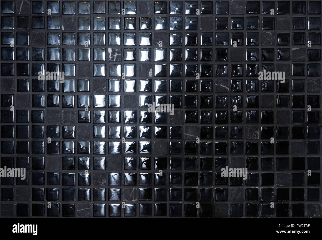 Black stone and shiny mosaic wall background Stock Photo Alamy