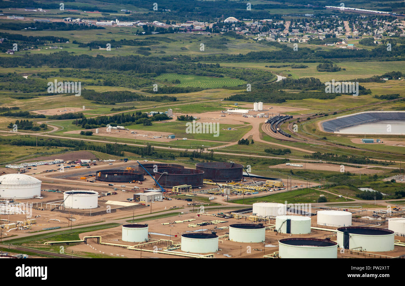 Oil Storage Tanks Canada High Resolution Stock Photography and Images
