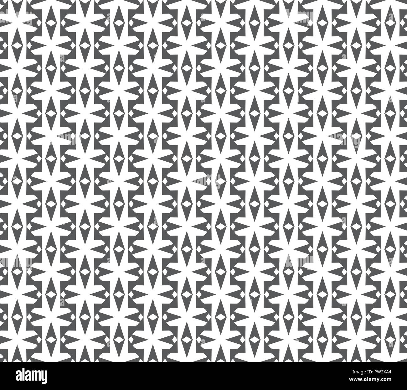 Abstract geometric Seamless pattern . Repeating geometric Black and ...