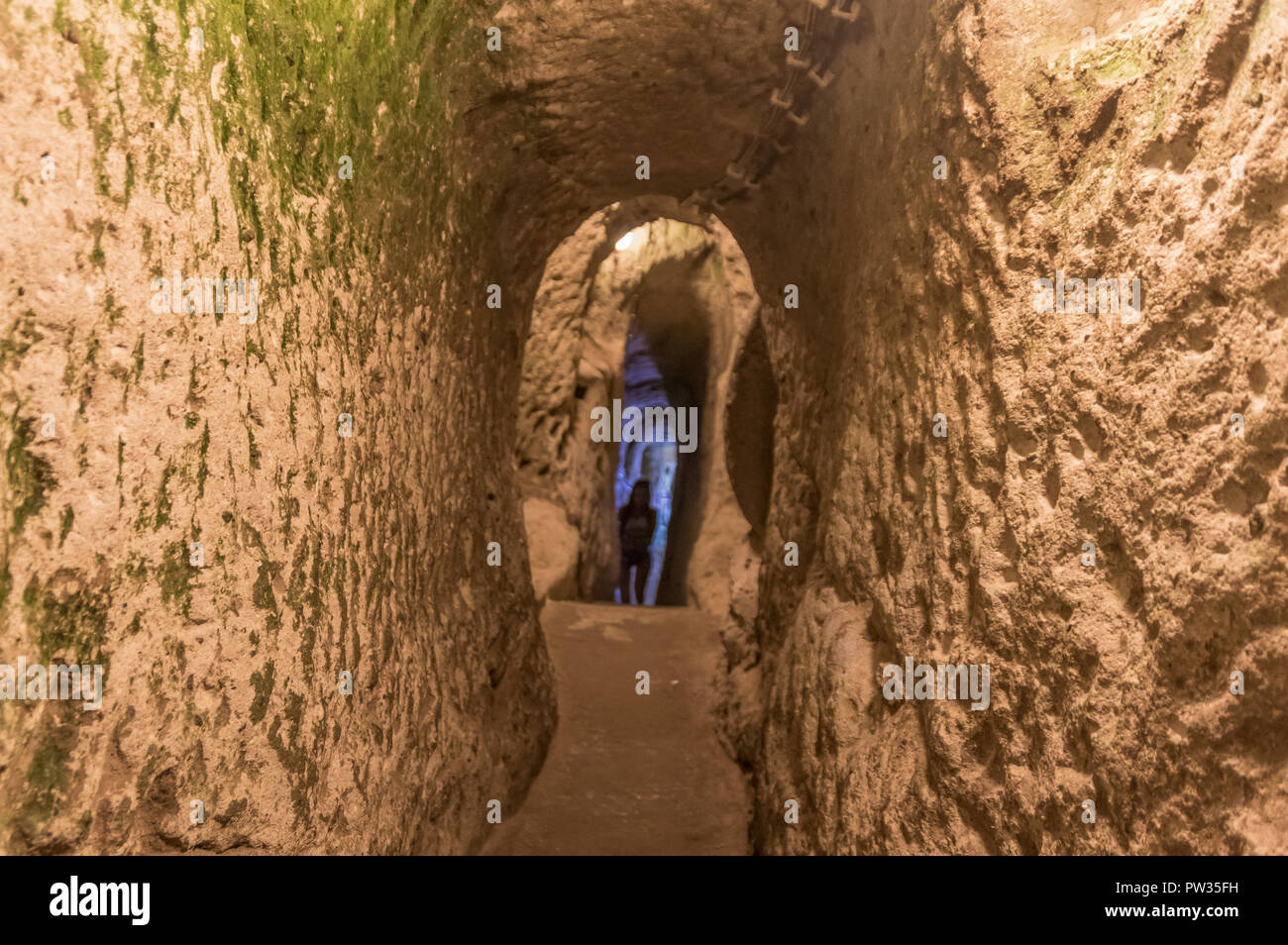 Derinkuyu underground city is the largest excavated underground city in