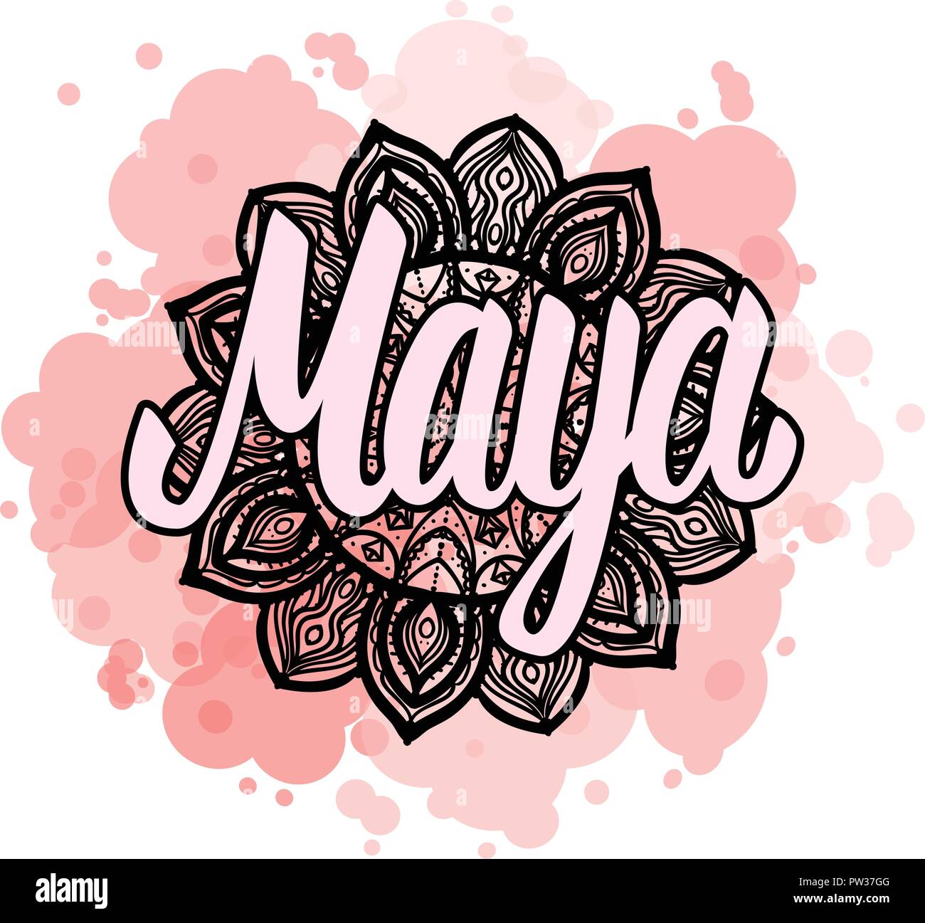 Mandala Lettering mandala-lettering