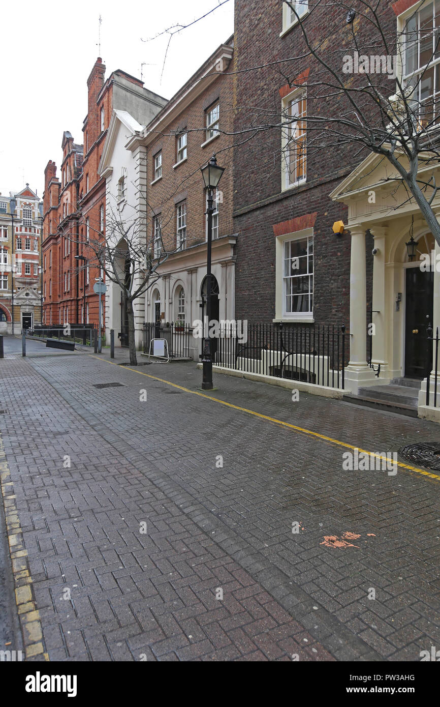 Empty Streatham Street With Victorian Houses in London Stock Photo Alamy