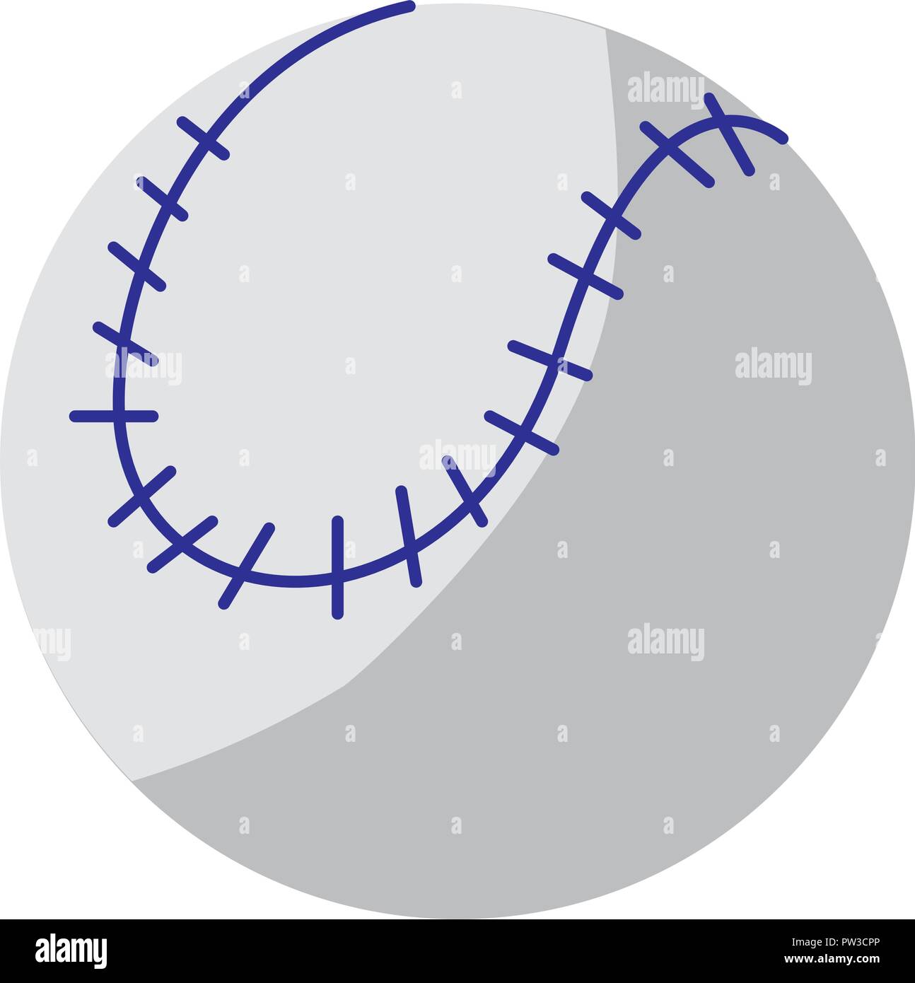 baseball ball icon over white background, vector illustration Stock ...