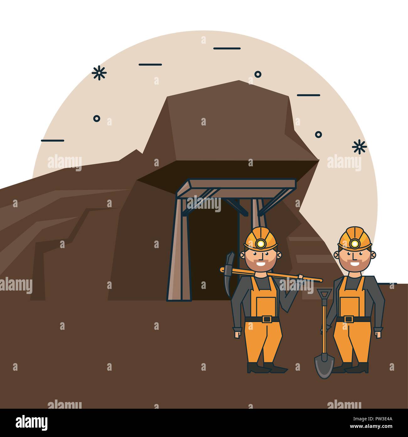 Как нарисовать шахту ребенку