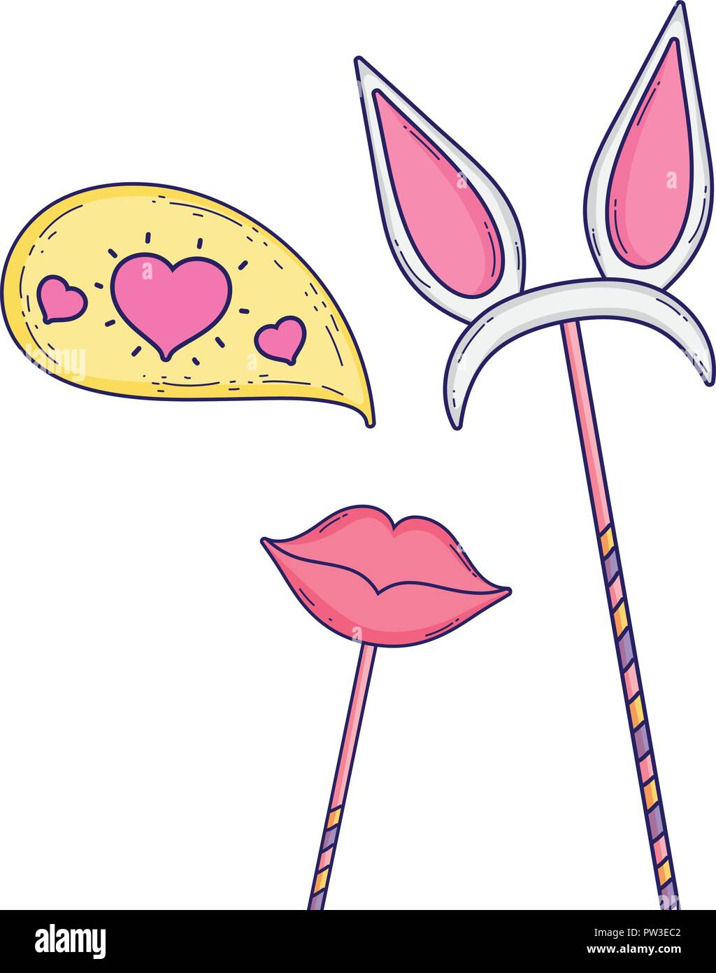 Booth bunny Cut Out Stock Images & Pictures - Alamy