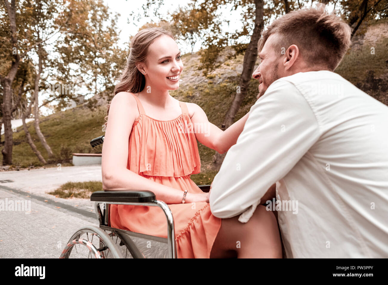 Woman touching boyfriend face hi-res stock photography and images - Page 3  - Alamy