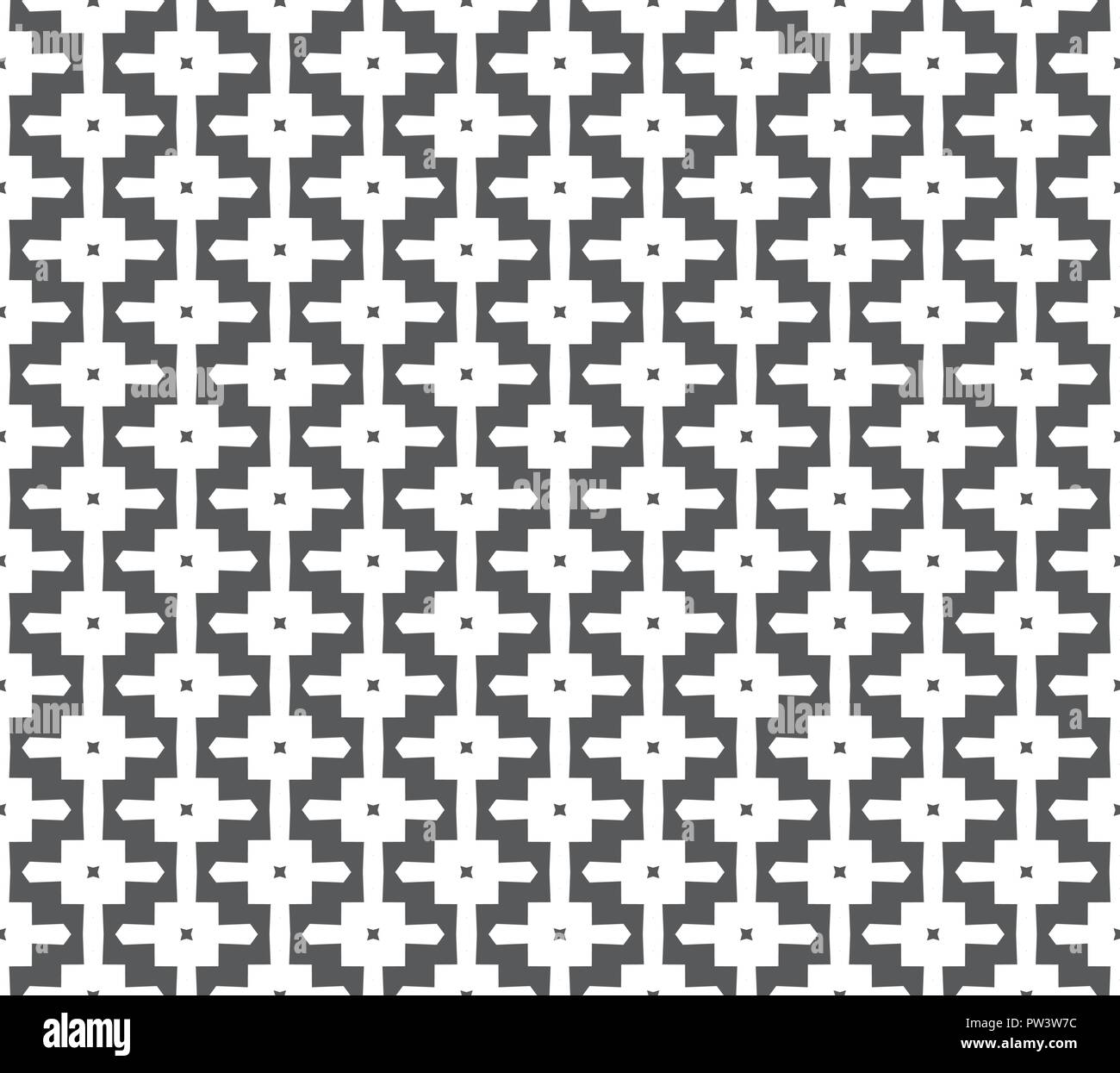 Abstract geometric Seamless pattern . Repeating geometric Black and ...