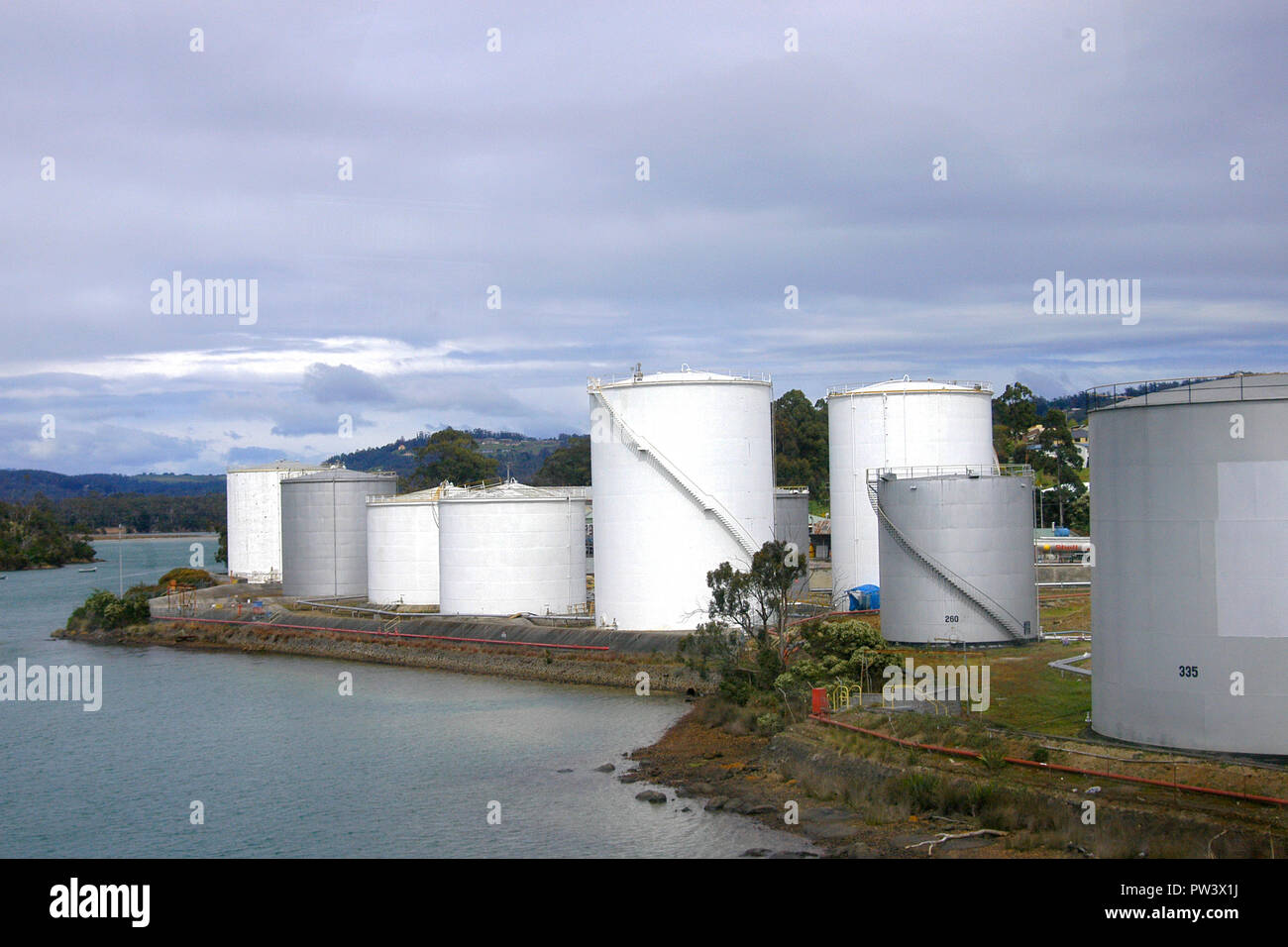 STORAGE TANKS (FUEL AND OIL) PORT BURNIE, EMU BAY, TASMANIA, AUSTRALIA