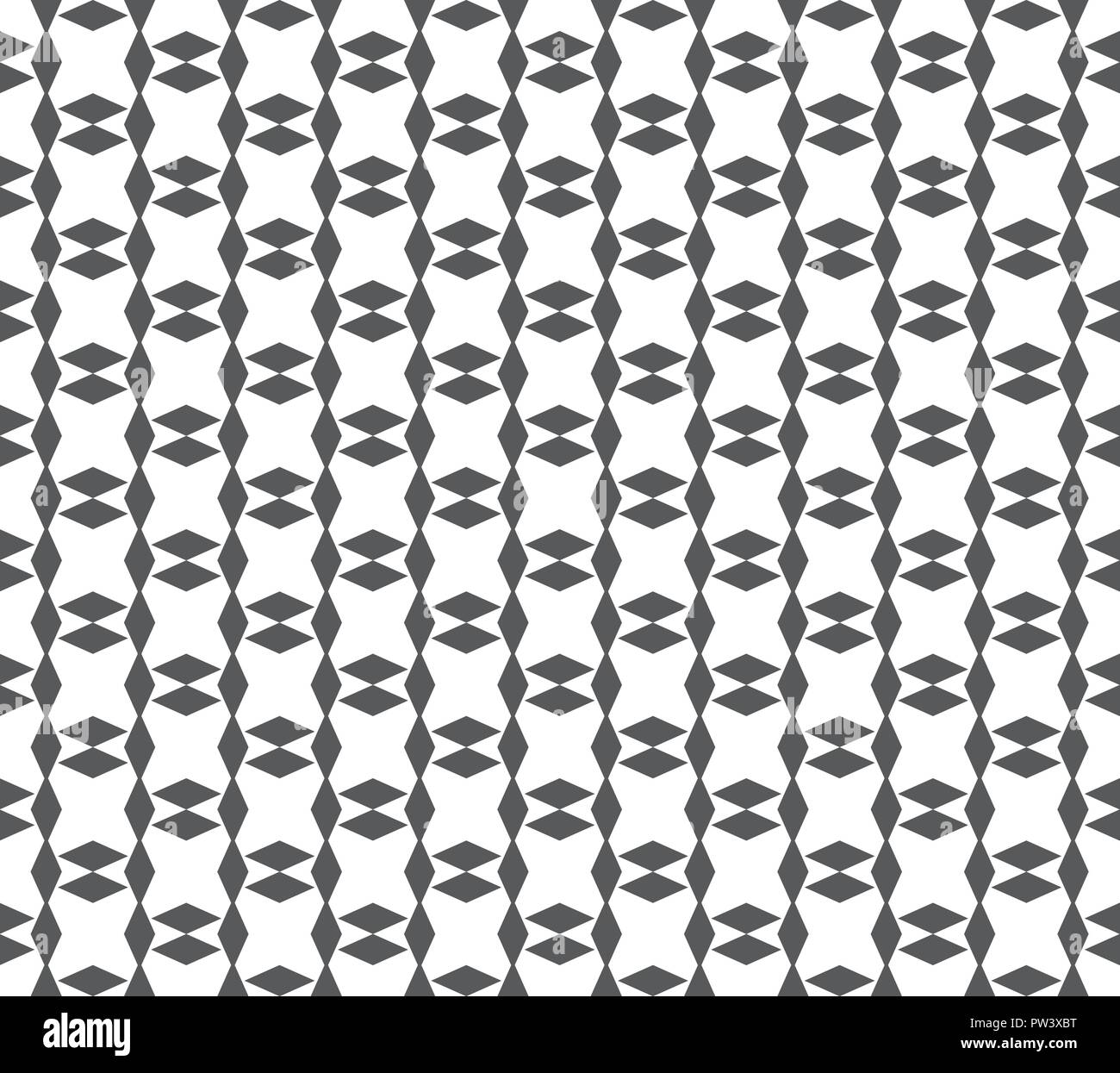 Repeating monochrome vector triangle pattern Cut Out Stock Images