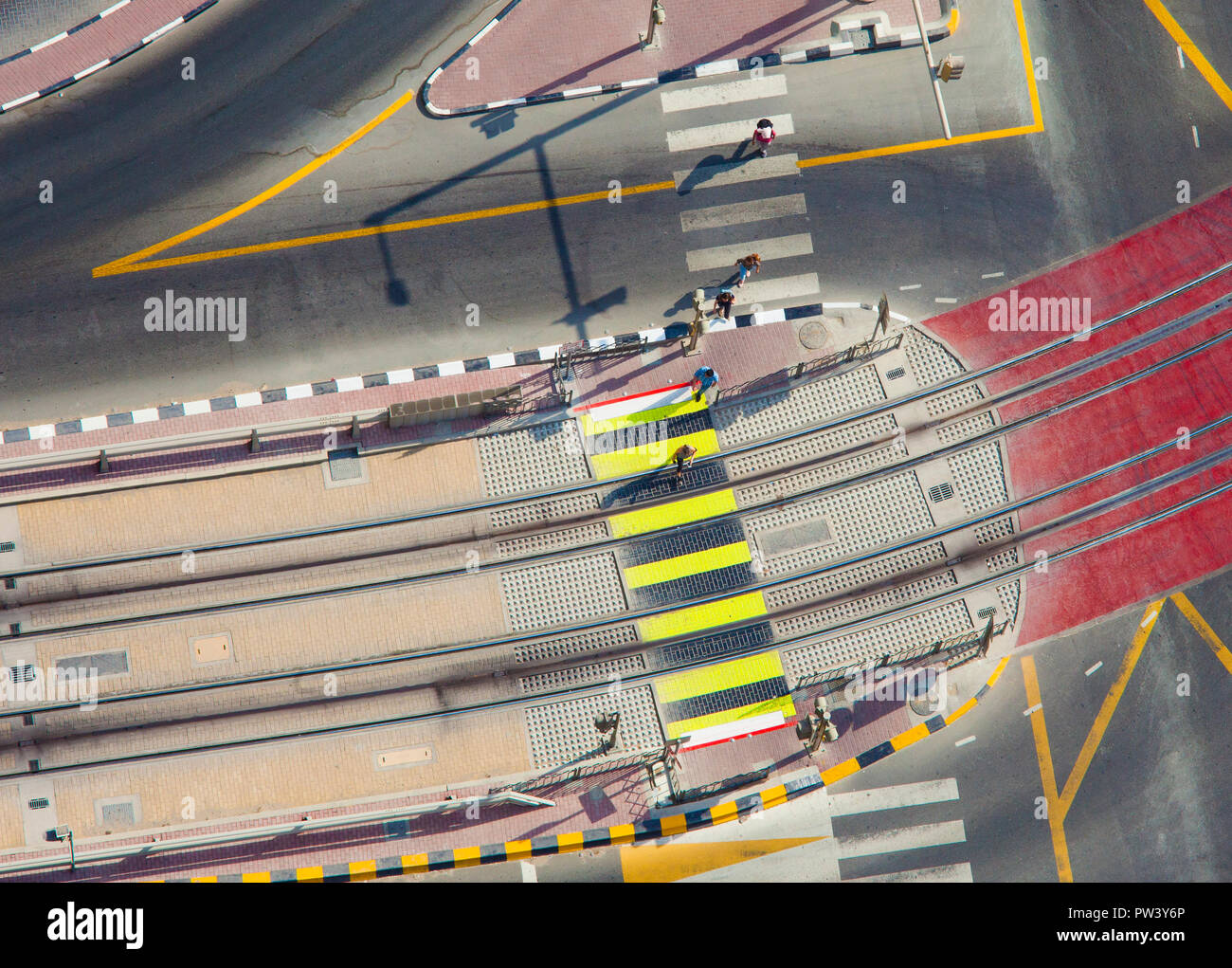 Man crossing road dubai hires stock photography and images Alamy