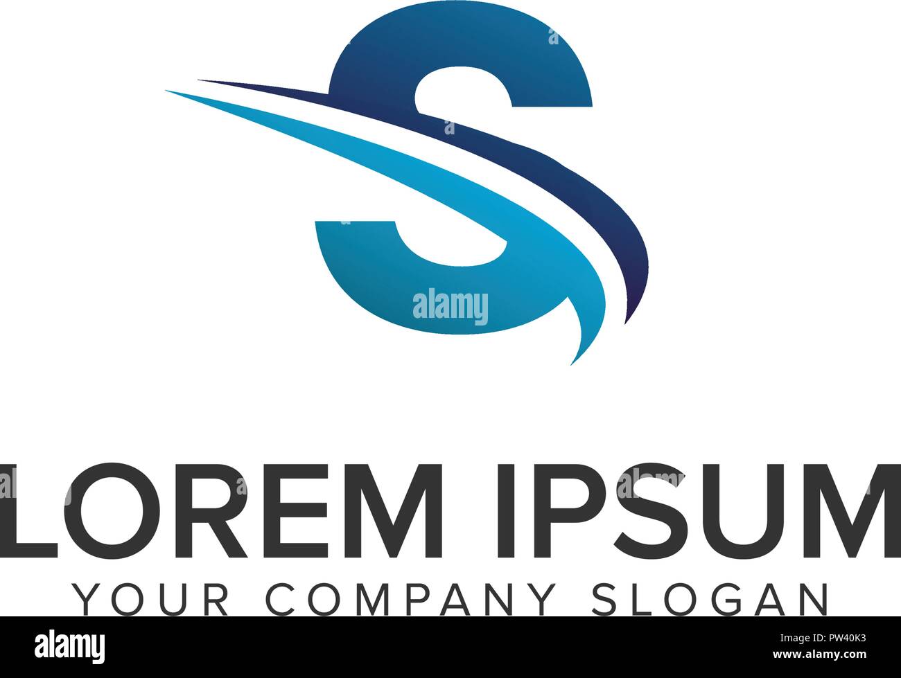 Cative Modern Letter S Logo Design Concept Template Fully Editable Vector Stock Vector Image Art Alamy